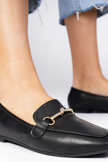 Schwarze Mokassins mit... 2