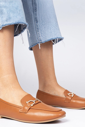 Braune elegante Mokassins...