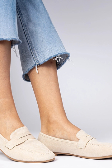 Beige elegante Mokassins...