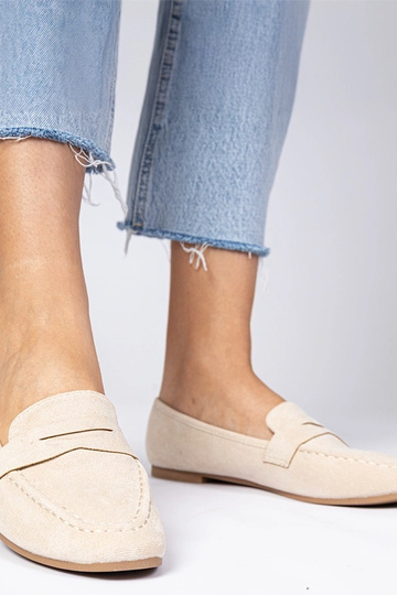 Beige elegante Mokassins... 2