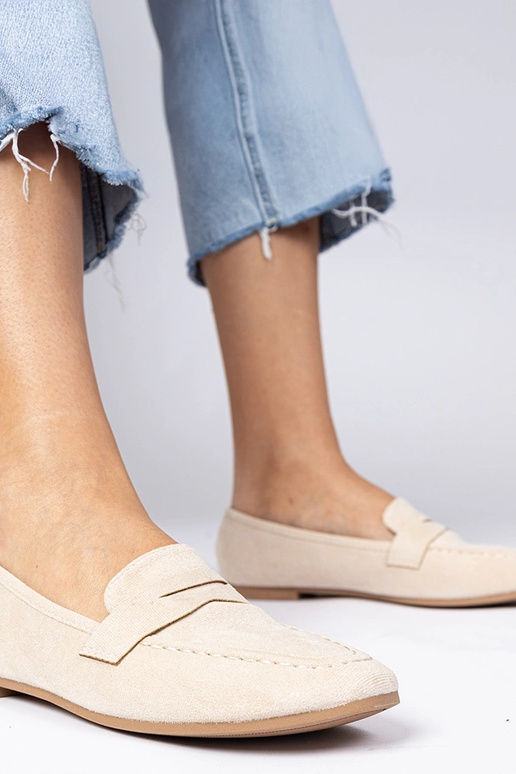 Beige elegante Mokassins Palmarina Beige elegante Mokassins Palmarina