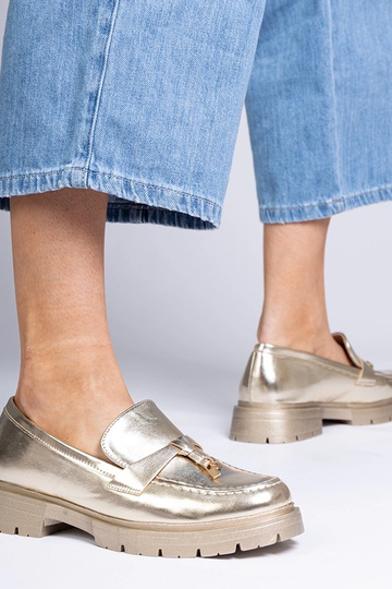 Goldene elegante Mokassins... 2