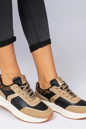 Schwarze Damen Sneakers mit... 2