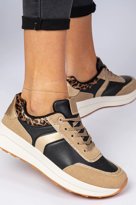 Schwarze Damen Sneakers mit Glitzer... Schwarze Damen Sneakers mit Glitzer...