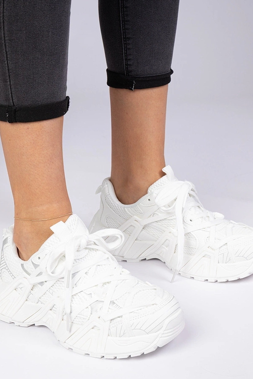 Weiße Sneakers auf massiver Sohle Telda Weiße Sneakers auf massiver Sohle Telda