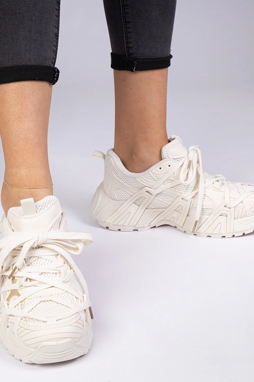 Beige Sneakers auf massiver Sohle Telda Beige Sneakers auf massiver Sohle Telda