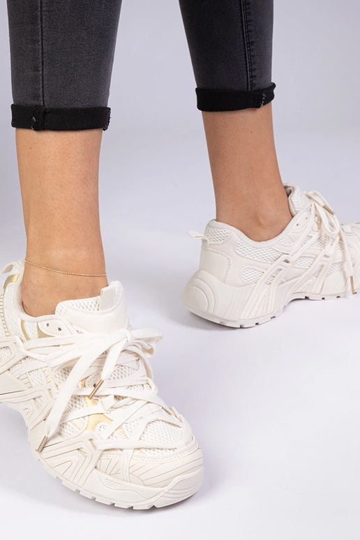 Beige Sneakers auf massiver Sohle Telda Beige Sneakers auf massiver Sohle Telda