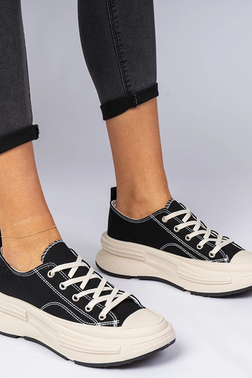 Schwarze Damen-Sneakers aus... 2