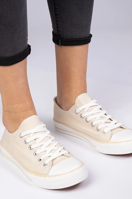 Braune klassische Damensneaker Menfis Braune klassische Damensneaker Menfis