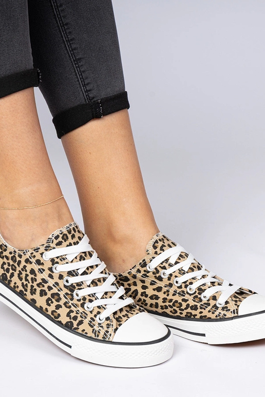 Leopardmuster klassische Damensneaker...