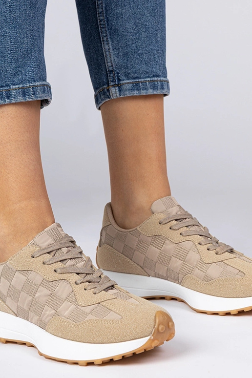 Beige Damen-Sneaker sportlich Samara Beige Damen-Sneaker sportlich Samara