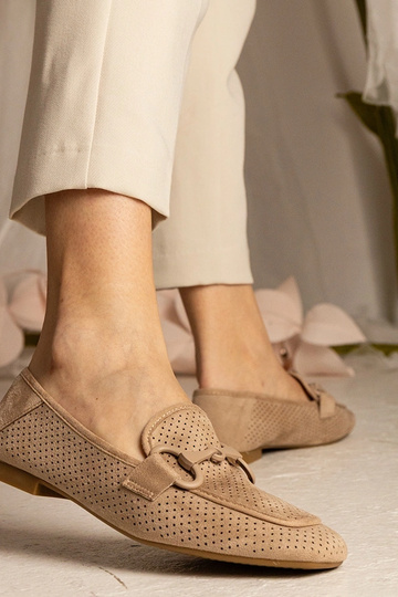 Braune Damenmokassins mit... 2