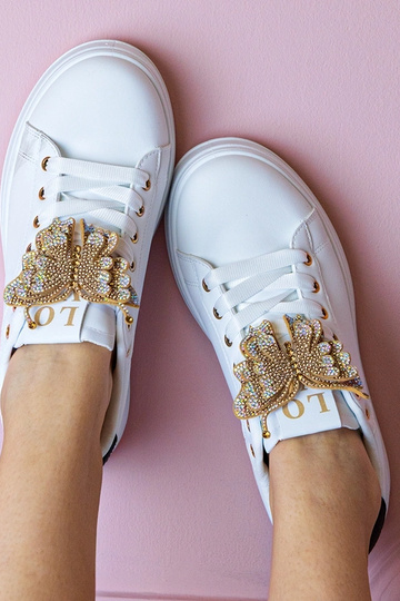 Biało-czarne Sneakers mit... 2