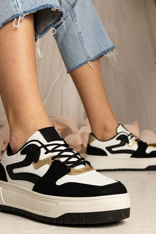 Schwarze Damen-Trampki Sneakers Seisha Schwarze Damen-Trampki Sneakers Seisha