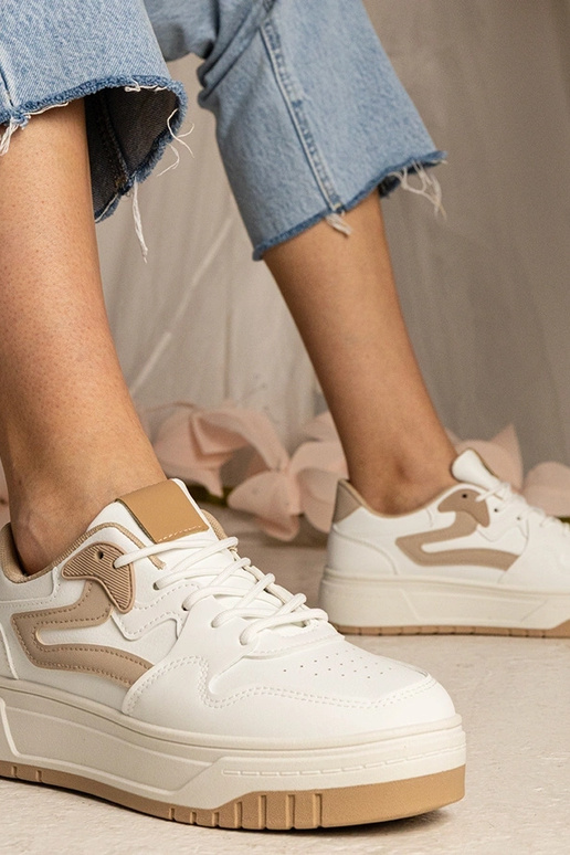 Weiße Damen-Trampki Sneakers Seisha Weiße Damen-Trampki Sneakers Seisha