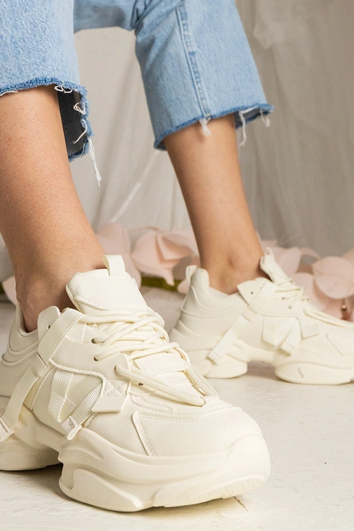 Beige Damen Sneakers Massive Sport...