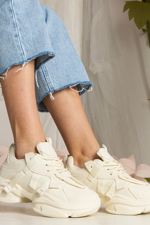 Beige Damen Sneakers Massive Sport...