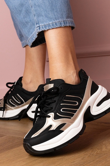 Schwarze Damen-Sneaker mit... 2
