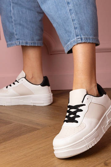 Beige Damen-Sneaker auf... 2