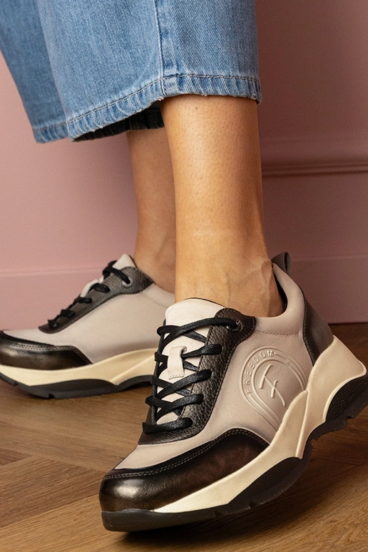 Graue Damen-Sportschuhe Wener Graue Damen-Sportschuhe Wener