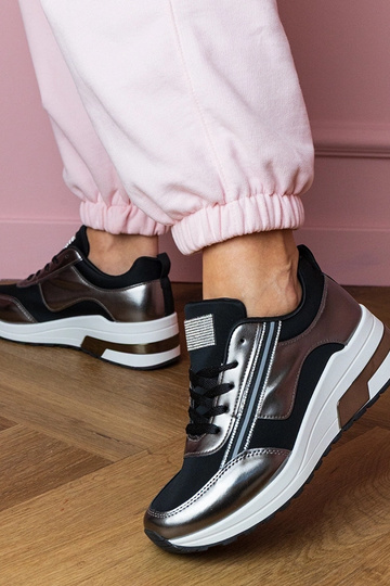 Schwarze Damen-Sneaker mit... 2