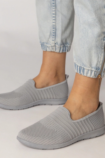 Graue Damen Schuhe, „Saris"