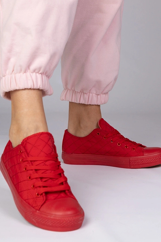 Rote klassische gefütterte Schuhe,...