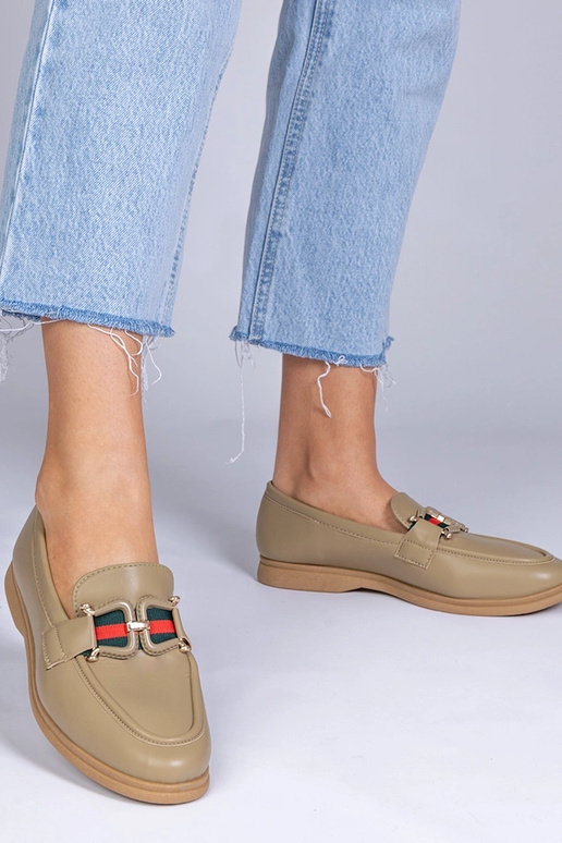 Schwarze Mokassins aus Kunstleder mit...