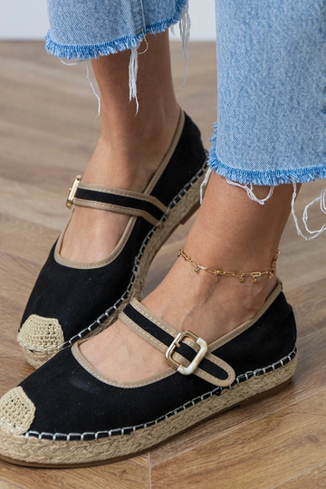 Schwarze Espadrilles mit... 2