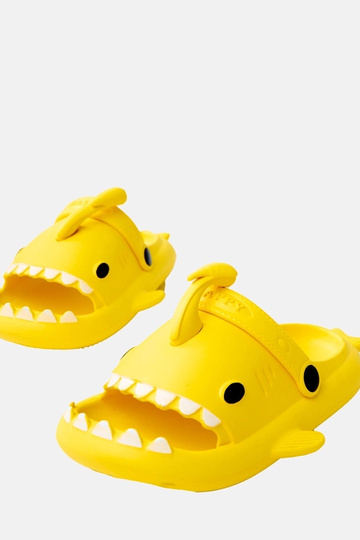 Gelbe Kinder-Slipper mit...