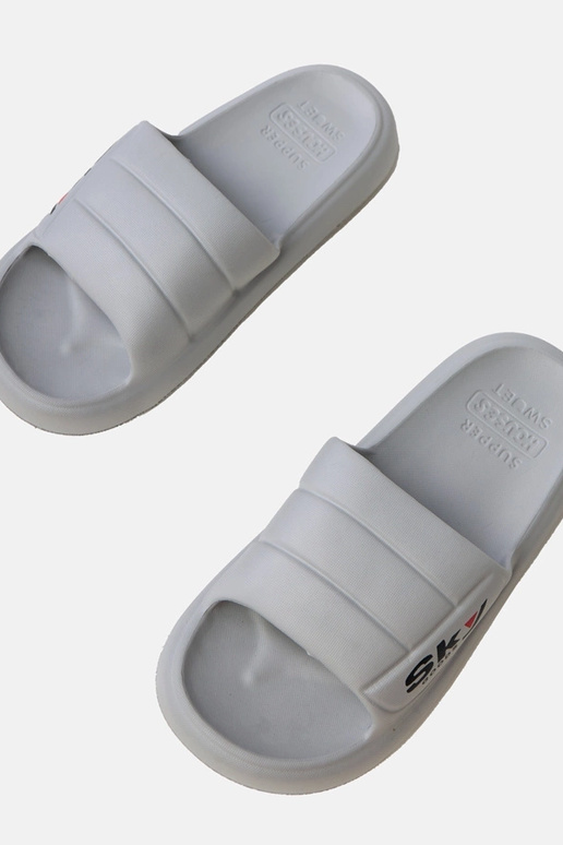 Graue Herren-Gummisandalen Torwald