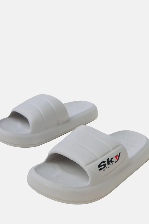 Graue Herren-Gummisandalen Torwald