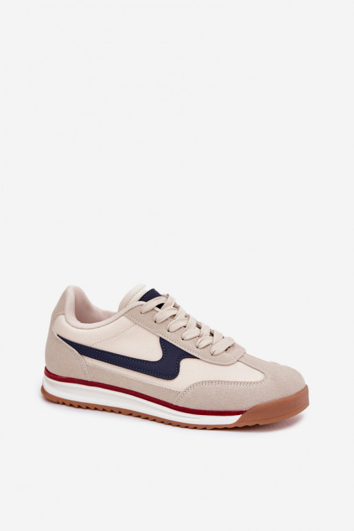 Turnschuhe Sneakers Stilvollllschuhe Feminin Beige Zerina