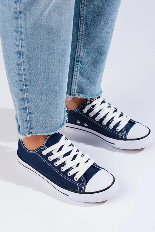 dunkelblaue Damenschuhe Shelovet