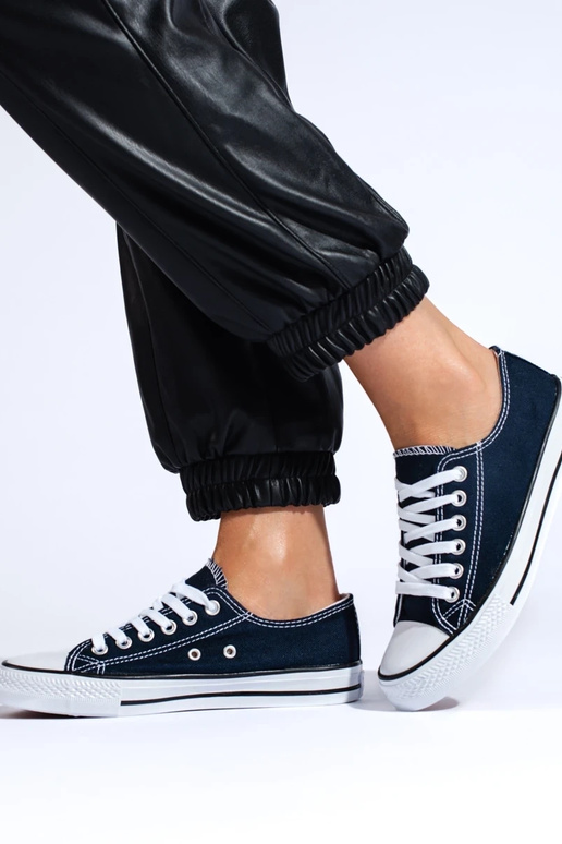 Klassisches Modell von blauen Schuhen...