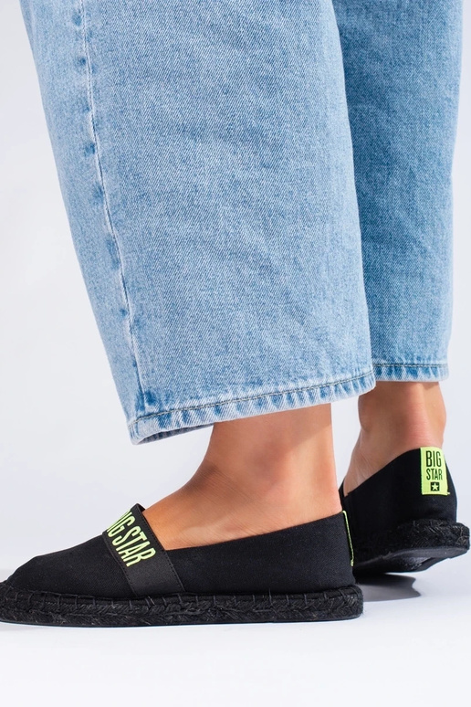 schwarze Espadrilles BIG STAR HH274473
