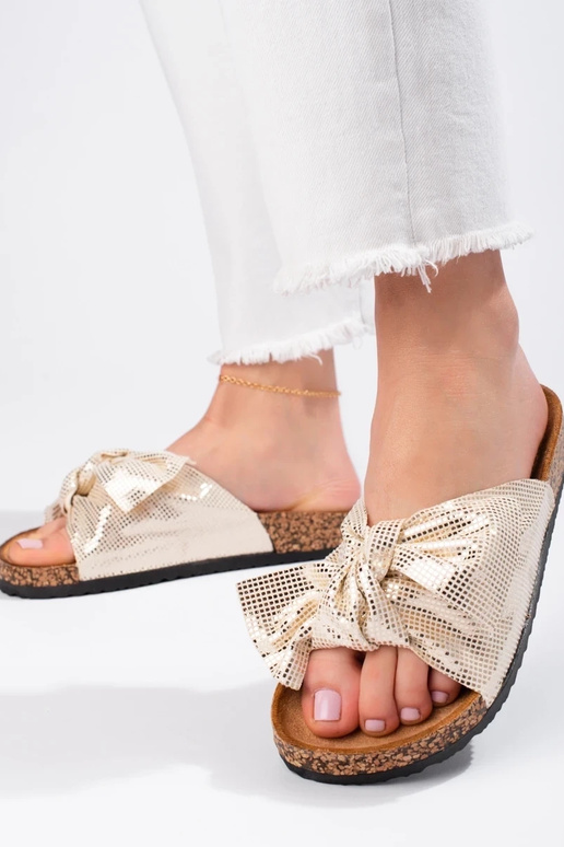 Bequeme Hausschuhe mit Band Shelovet Bequeme Hausschuhe mit Band Shelovet