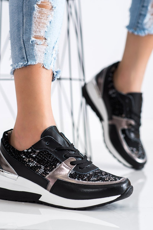 snekarsy schwarze Farbe Shelovet snekarsy schwarze Farbe Shelovet