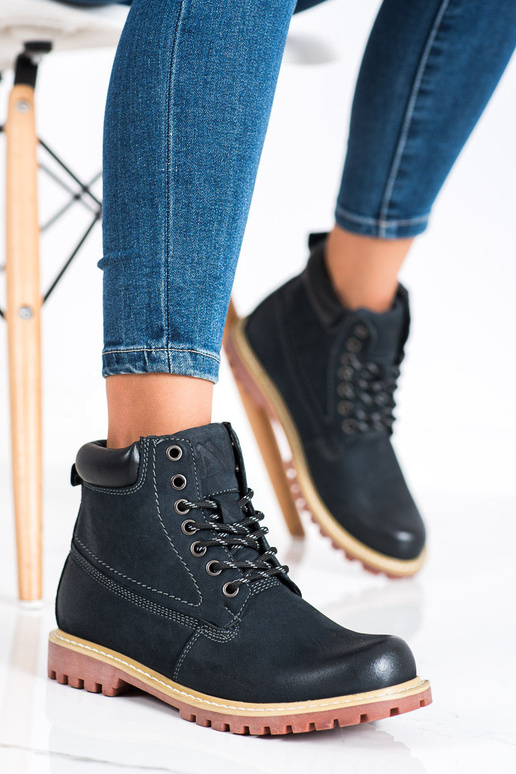 Lässiger Damenschuh in blauer Farbe