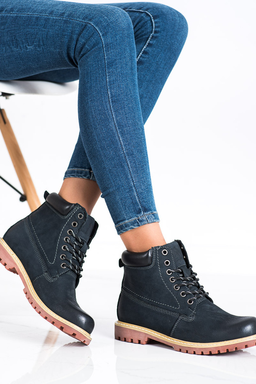 Lässiger Damenschuh in blauer Farbe