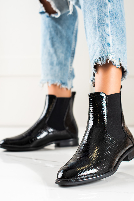 Lackschuhe in Schwarz von Sergio Leone