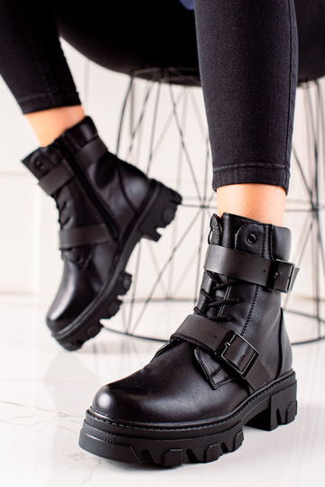 Damenstiefel mit schwarzen... 2