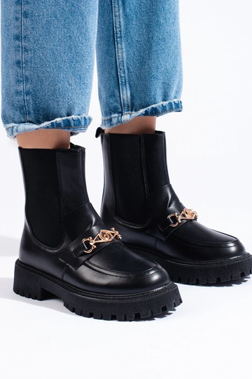 Damenstiefel mit Plateau in... 2