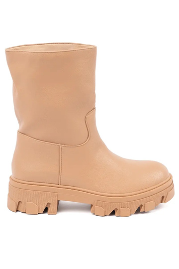 Kamelstiefel mit robustem...