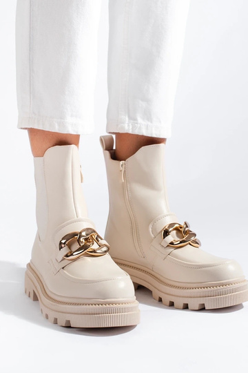 Damenstiefel mit Plateau in... 2