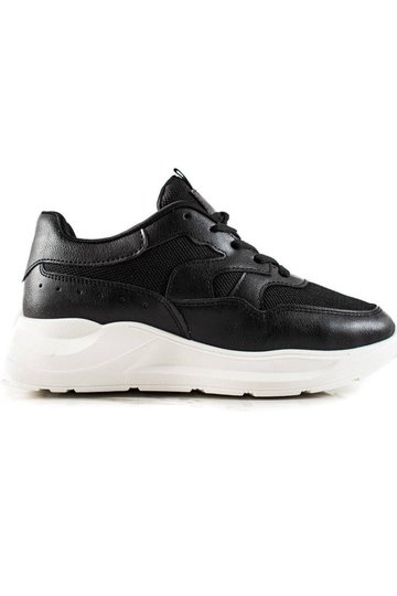 KLASSISCHE SCHWARZE SNEAKERS