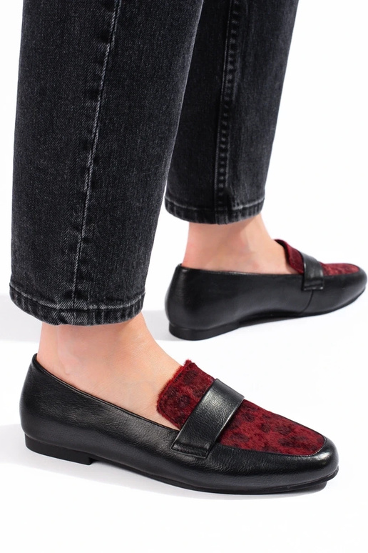 Damenschuhe mit Fell Shelovet schwarz...