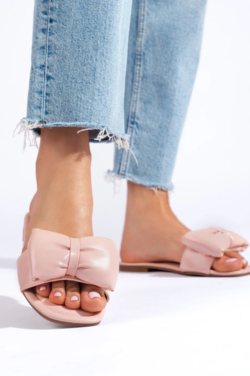 rosa Hausschuhe mit Band... 2