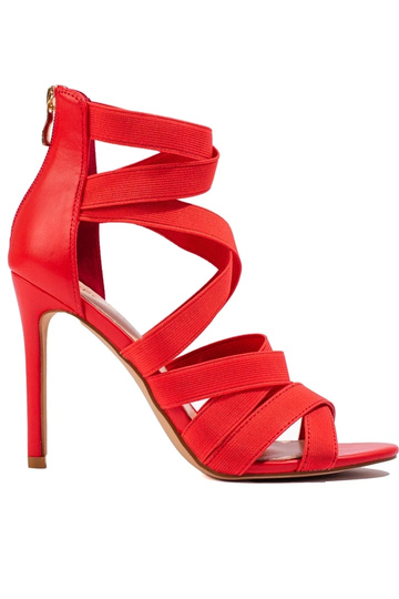 Sandalen mit dünnem Absatz...