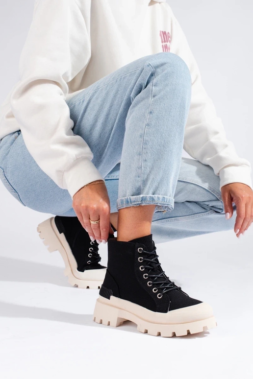 Stiefel mit Plateau Damen S.Barski...